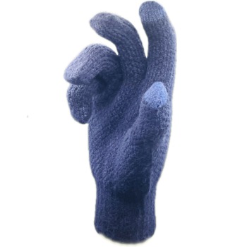 Silné dotykové zimní rukavice - Modré