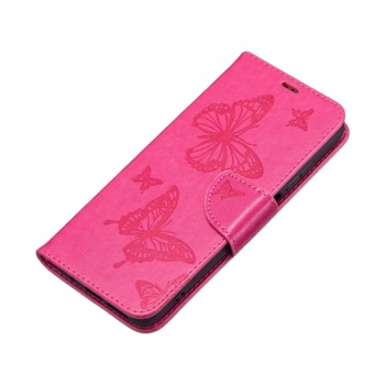 Zavírací obal pro iPhone 12 - Motýlci, Růžové
