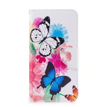Zavírací obal pro mobil Xiaomi Redmi 13C - Barevní motýli
