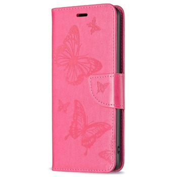 Knížkové pouzdro pro mobil Xiaomi Redmi Note 12 Pro 5G - Motýlci, Růžové