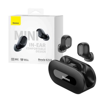 Bezdrátová sluchátka Baseus Bowie EZ10, Bluetooth 5.3 - Černé