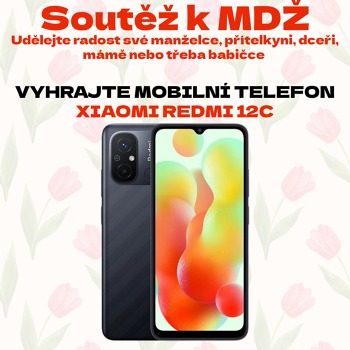 Soutěž k MDŽ (mezinárodní den žen) o mobilní telefon Xiaomi Redmi 12C