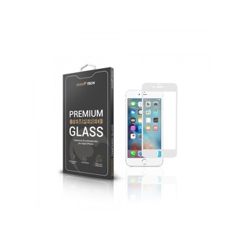 RhinoTech Tvrzené ochranné 3D sklo pro Apple iPhone 6 / 6S - Bílé