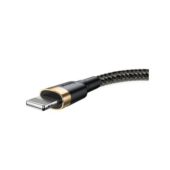 Baseus Cafule nabíjecí / datový kabel USB na Lightning 2,4A 1m, zlatá-černá