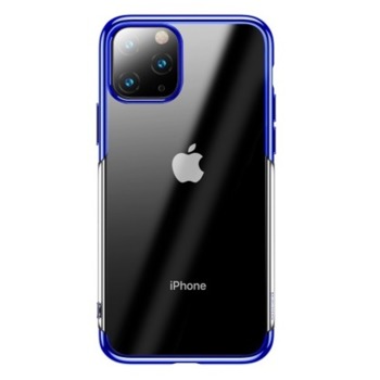 Baseus pouzdro pro Apple iPhone 11 Pro Max Shining - Transparentní-modrá