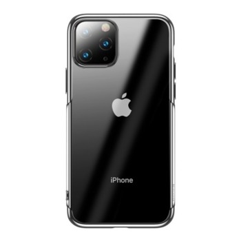 Baseus pouzdro pro Apple iPhone 11 Pro Max Shining - Transparentní-stříbrná