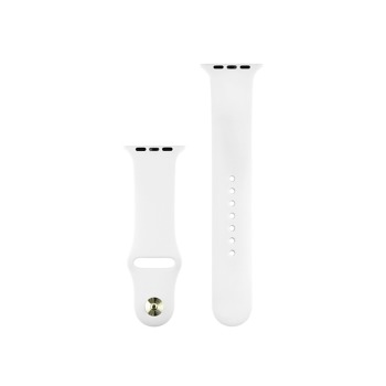COTECi silikonový sportovní náramek pro Apple watch 38/40/41mm bílý