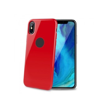 Celly ochranné TPU pouzdro pro iPhone XS Max červená
