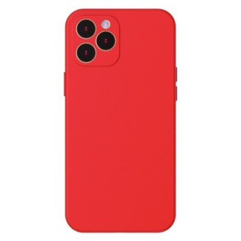 Baseus pouzdro pro iPhone 12 Pro Max 6.7 Liquid Silica Gel červená