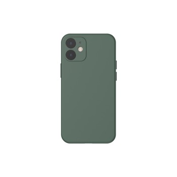 Baseus pouzdro pro iPhone 12 Mini 5.4 Liquid Silica Gel zelená