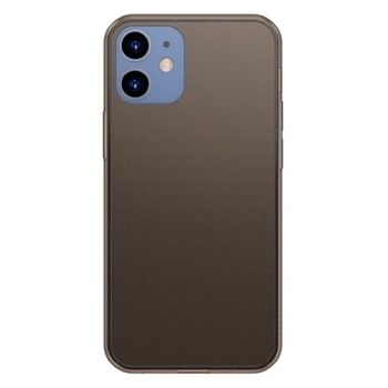 Baseus ochranné pouzdro pro iPhone 12 Mini 5.4 Frosted Glass - Transparentní-černá
