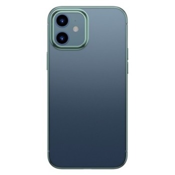 Baseus pouzdro pro iPhone 12 Mini 5.4 Shining - Transparentní-zelená