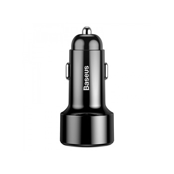 Baseus Magic Series PPS Digital Display duální adaptér do automobilu USB-A QC + USB-C PD 4