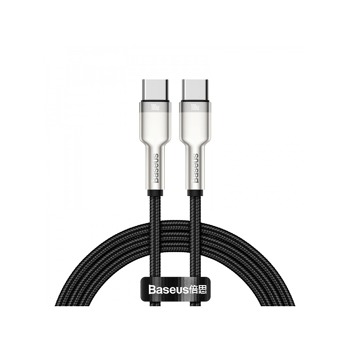 Baseus Cafule Series nabíjecí/datový kabel USB-C na USB-C 1m 100W černá