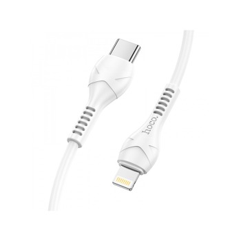 Hoco nabíjecí / datový kabel PD Lightning 1m Trendy bílá