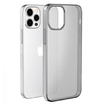 Hoco pouzdro pro iPhone 12 Pro Max Light Series transparentní černá