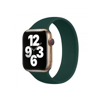 COTECi silikonový řemínek 170 mm pro Apple Watch 42/44/45/49mm piniově zelená