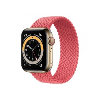 COTECi nylonový řemínek 145 mm pro Apple Watch 42/44/45/49mm zářivě růžová