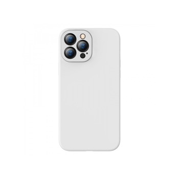 Baseus pouzdro pro iPhone 13 Pro Liquid Gel bílá