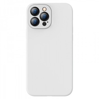 Baseus pouzdro pro iPhone 13 Pro Max Liquid Gel bílá