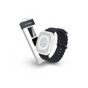 RhinoTech řemínek Ocean pro Apple Watch 38/40/41mm půlnočně modrá