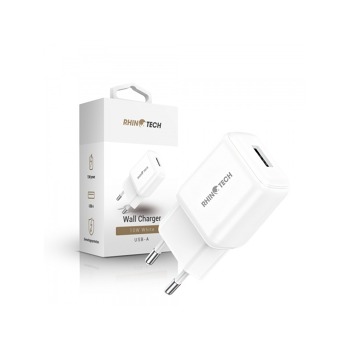 RhinoTech LITE USB-A nabíjecí adaptér 10W bílá