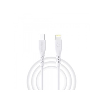 RhinoTech LITE PVC kabel USB-C na Lightning 1.2m bílá (5ks)