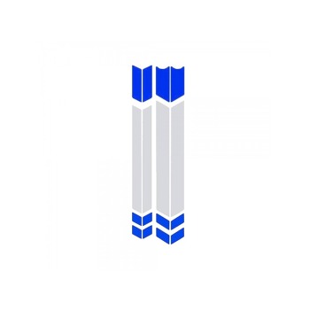 Reflexní nálepka na stojnou plochu a tyč řízení pro Scooter modrá, bílá