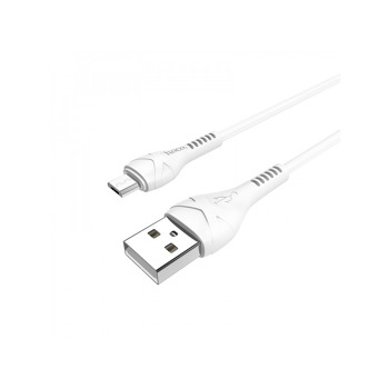 Hoco nabíjecí / datový kabel Micro USB 1M Cool Power bílá