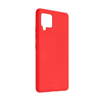 Zadní pogumovaný kryt FIXED Story pro Samsung Galaxy A42 5G, červený