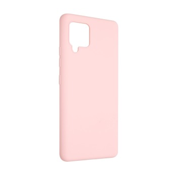 Zadní pogumovaný kryt FIXED Story pro Samsung Galaxy A42 5G, růžový