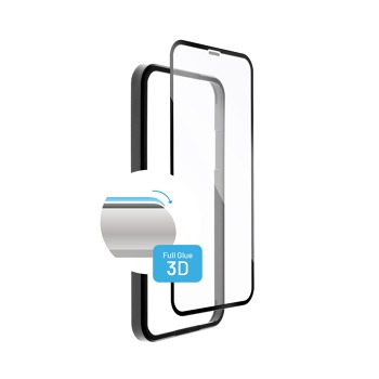 Ochranné tvrzené sklo FIXED 3D Full-Cover s aplikátorem pro Apple iPhone XR, černé