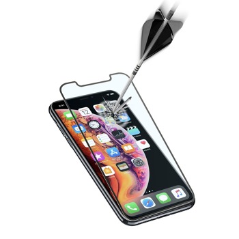 Ochranné tvrzené sklo pro celý displej Cellularline CAPSULE pro Apple iPhone X