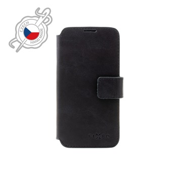 Kožené pouzdro typu kniha FIXED ProFit pro Samsung Galaxy A52, černé