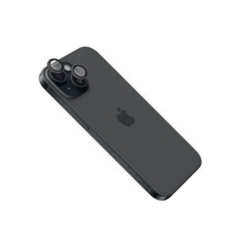 Ochranná skla čoček fotoaparátů FIXED Camera Glass pro Apple iPhone 15, space gray
