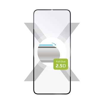 Ochranné tvrzené sklo FIXED Full-Cover pro Xiaomi Redmi A1, lepení přes celý displej, černé