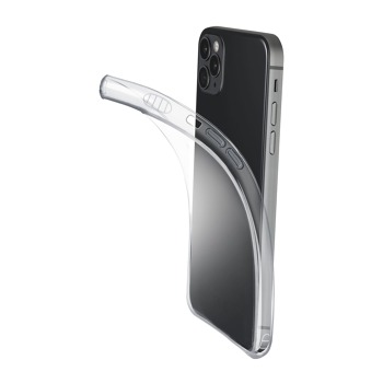 Extratenký zadní kryt Cellularline Fine pro Apple iPhone 12, transparentní