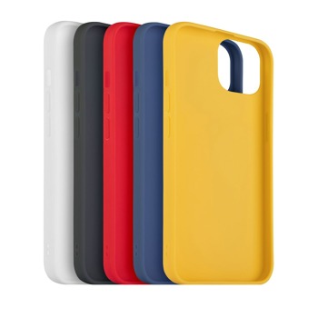 5x set pogumovaných krytů FIXED Story pro Apple iPhone 12, v různých barvách, variace 1