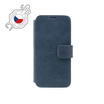Kožené pouzdro typu kniha FIXED ProFit pro Samsung Galaxy A52, modré