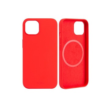 Zadní kryt FIXED MagFlow s podporou MagSafe pro Apple iPhone 13, červený