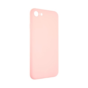 Zadní pogumovaný kryt FIXED Story pro Apple iPhone SE 2022, růžový
