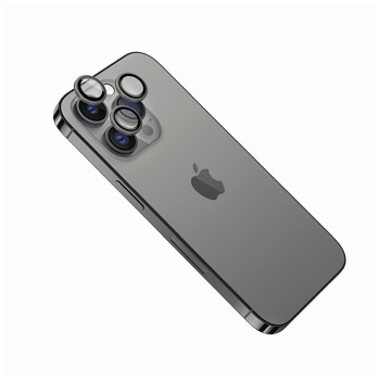 Ochranná skla čoček fotoaparátů FIXED Camera Glass pro Apple iPhone 14 Plus, space gray