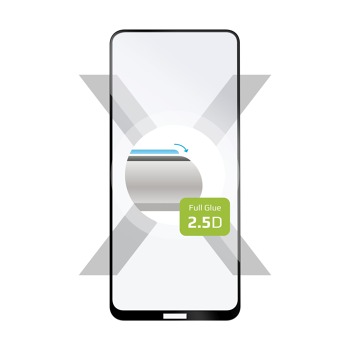 Ochranné tvrzené sklo FIXED Full-Cover pro Nokia 3.4, lepení přes celý displej - Černé