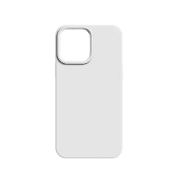 Barevný silikonový kryt pro iPhone 13 Mini - Bílý