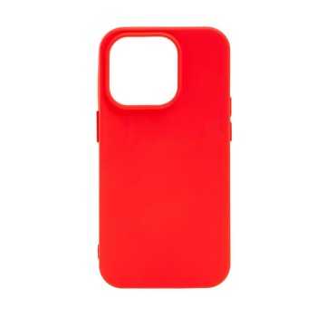 Barevný silikonový kryt pro iPhone 13 Mini - Červený