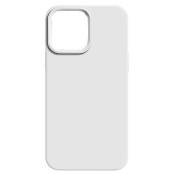 Barevný silikonový kryt pro iPhone 13 Pro Max - Bílý