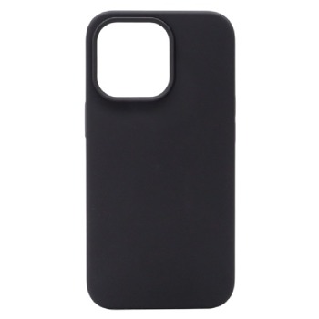 Barevný silikonový kryt pro iPhone 13 Pro Max - Černý