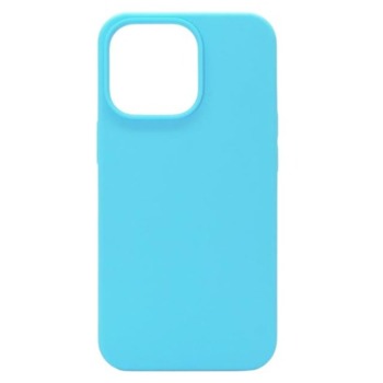Barevný silikonový kryt pro iPhone 13 Pro Max - Světle modrý