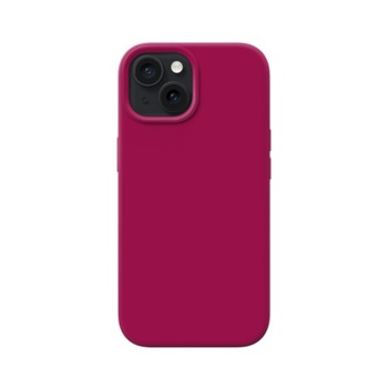 Barevný silikonový kryt pro iPhone 13 Mini - Tmavě Červený