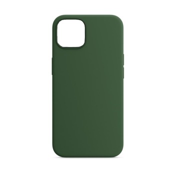 Barevný silikonový kryt pro iPhone 13 Pro - Tmavě zelený